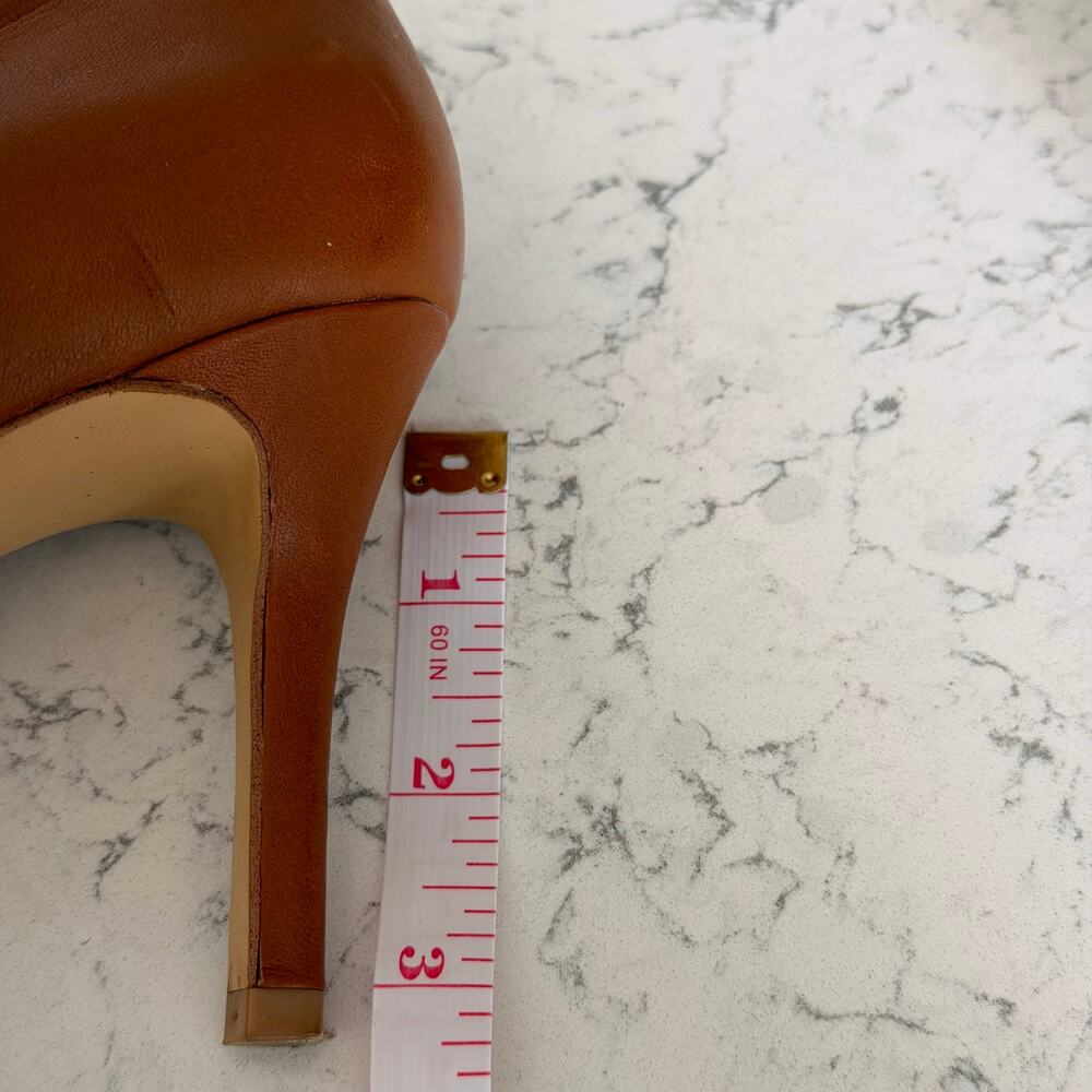 ALDO Brown Leather Low Heel Pumps – Size 7 - Picture 2 of 5